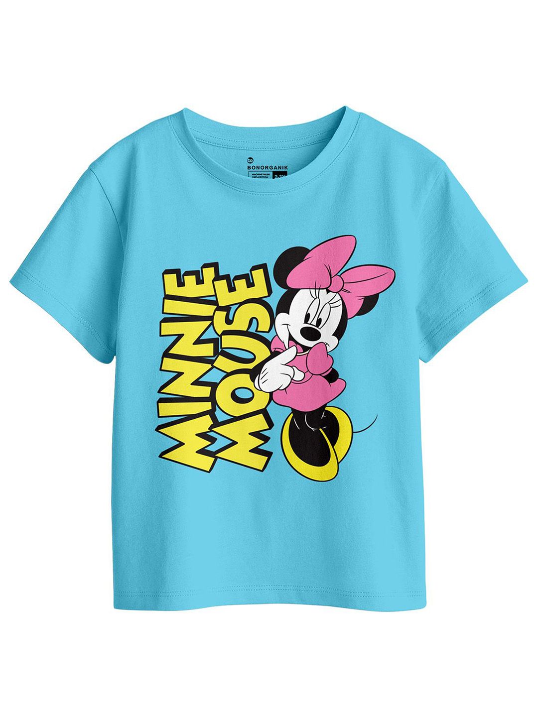 BonOrganik Girls Printed Applique T-shirt-picture-38