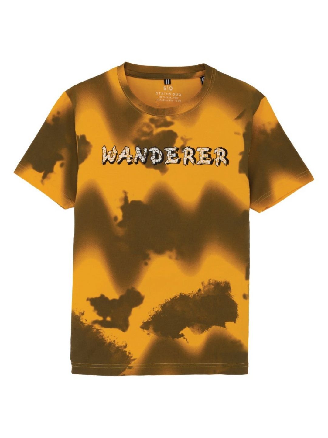 Status Quo Boys Printed Pure Cotton Raw Edge T-shirt-picture-48