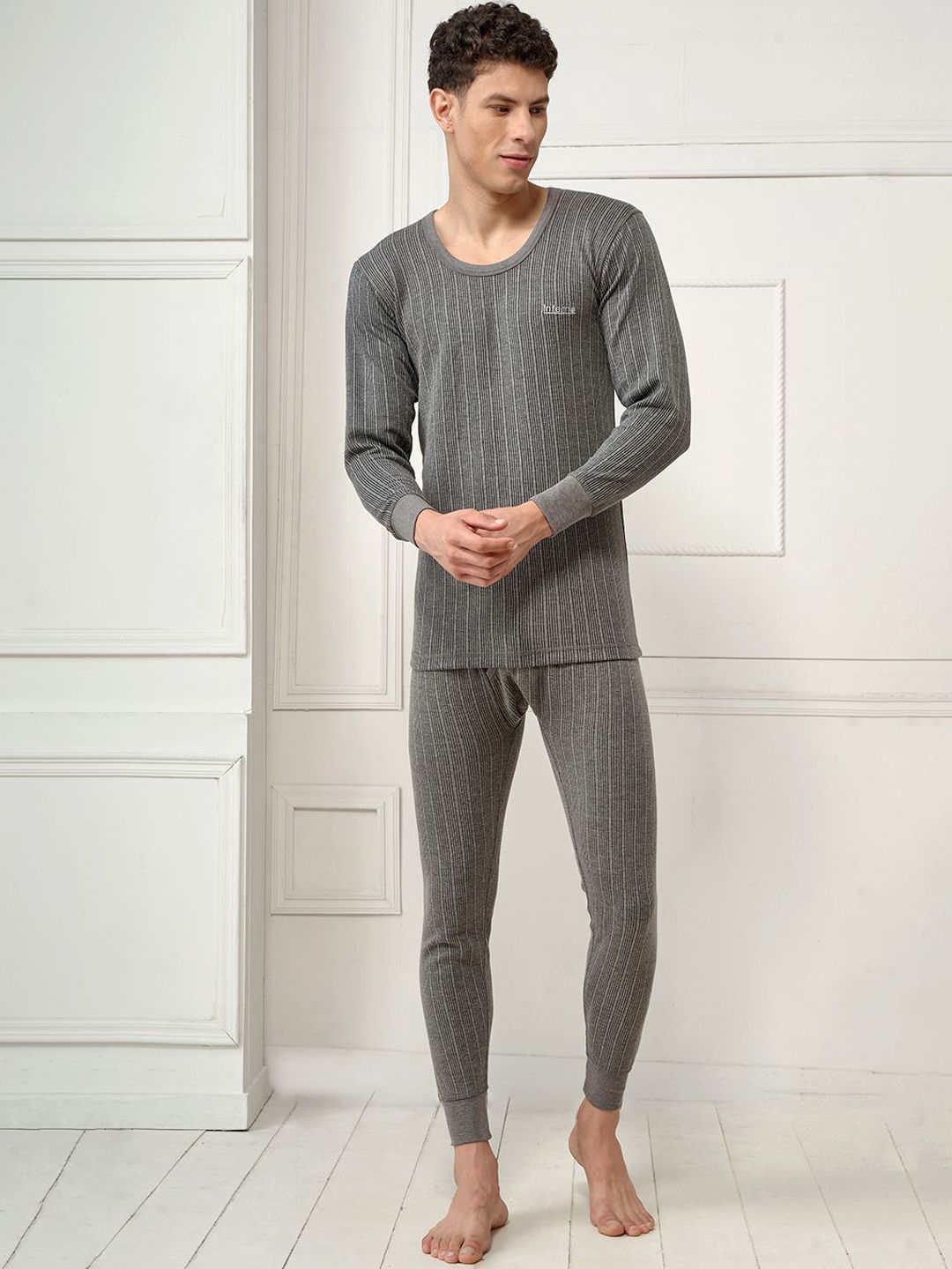 INFERNO Men Striped Cotton Thermal Set-picture-22