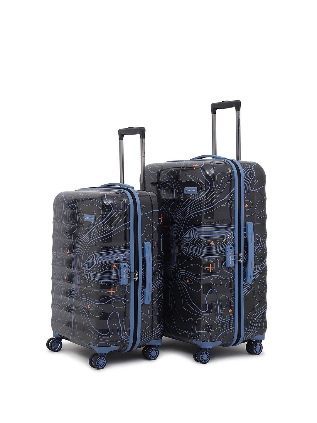 uppercase Set Of 3 Printed Hard-Sided Large & Medium Trolley Bags-picture-15
