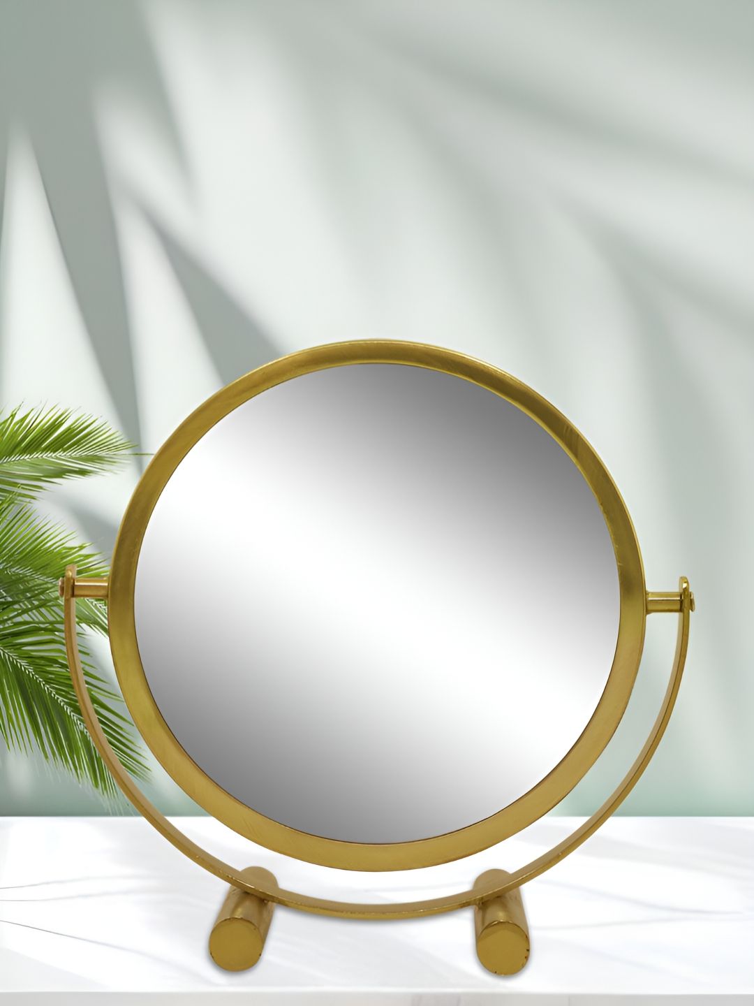 Metalsmith Yellow & Black Table Top Makeup Mirrors-image-39