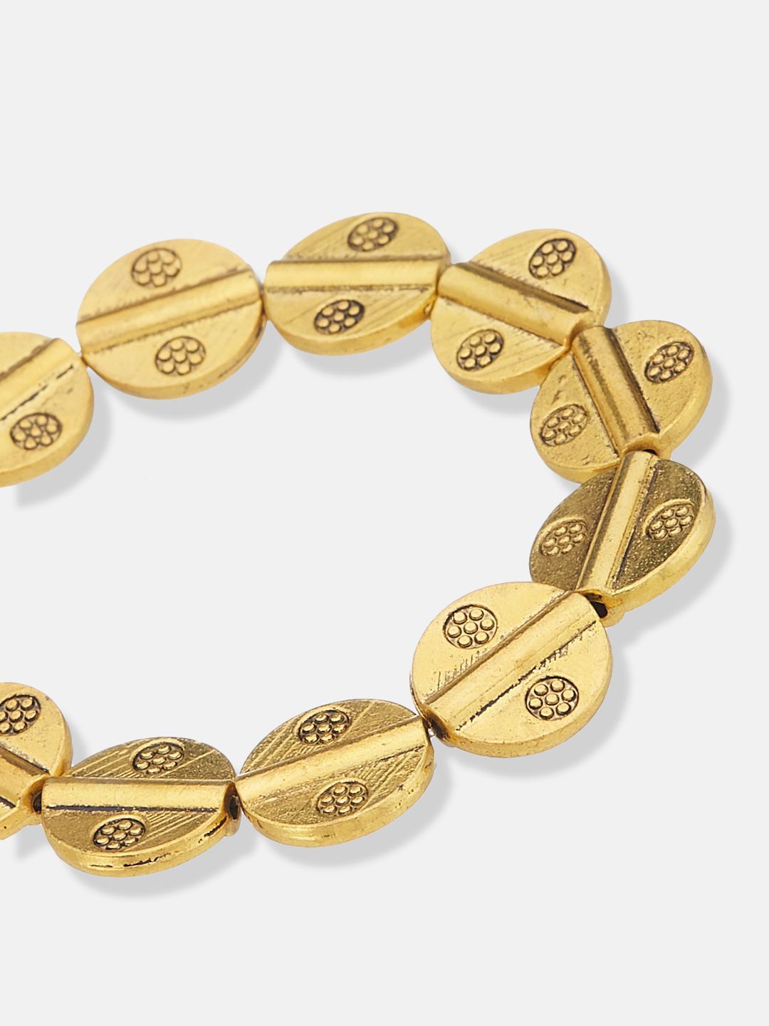 ATIBELLE Gold-Plated Elasticated Bracelet