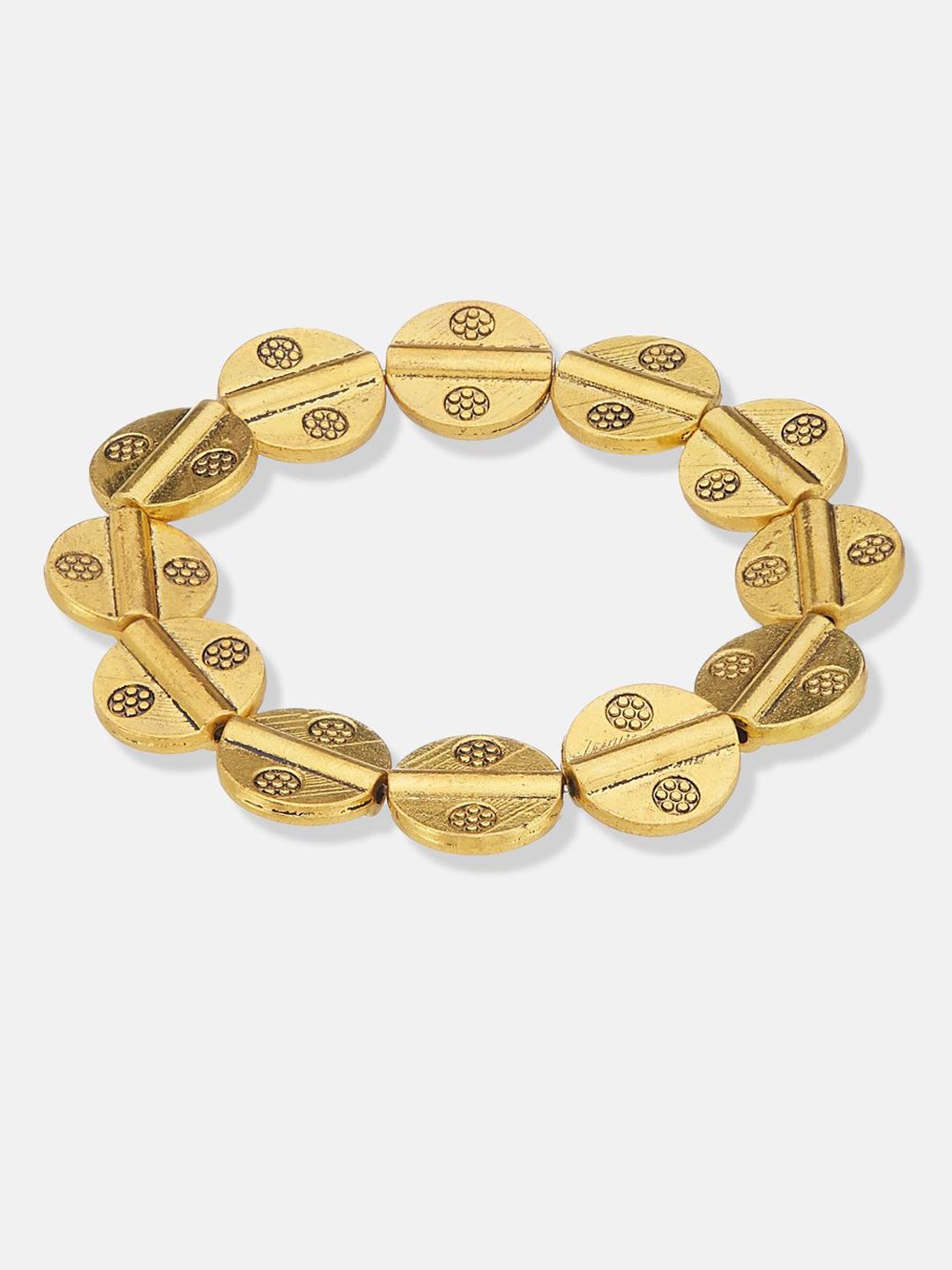 ATIBELLE Gold-Plated Elasticated Bracelet