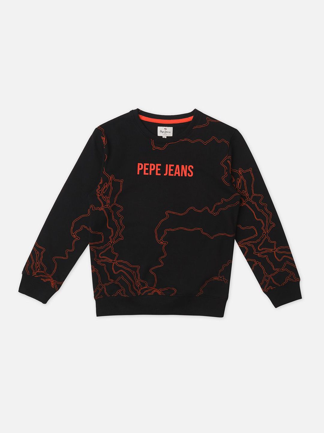 Pepe Jeans Boys Graphic Printed Round Neck Cotton Pullover Sweatshirt-picture-12