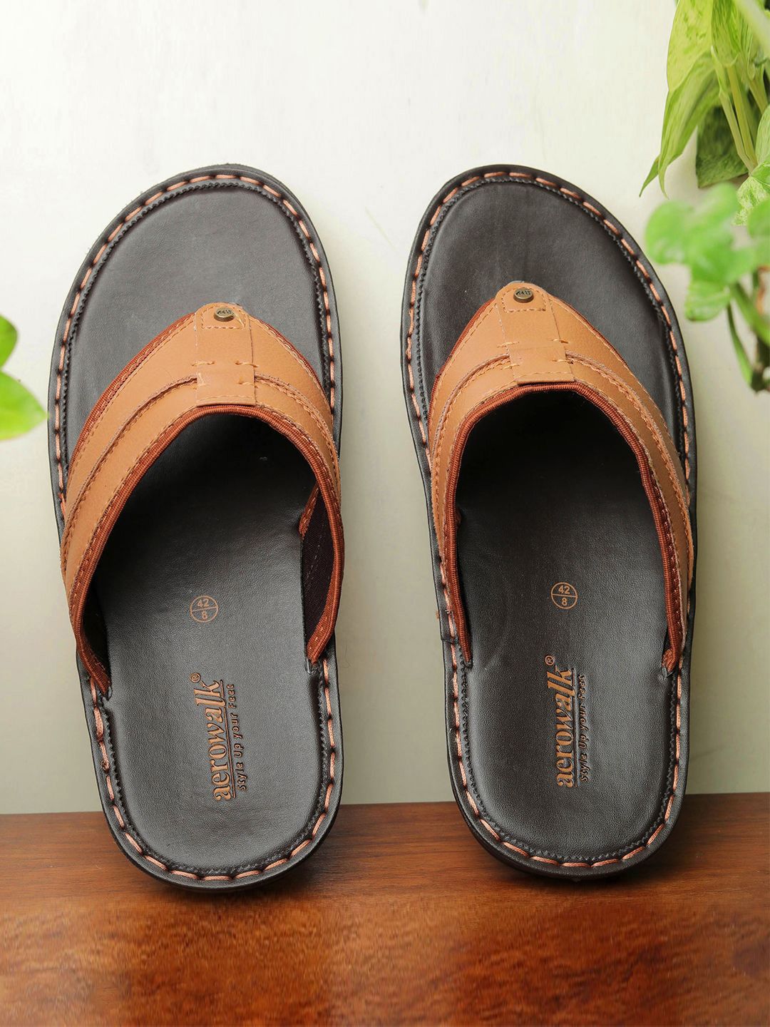 Aerowalk Men PU Sliders-picture-11