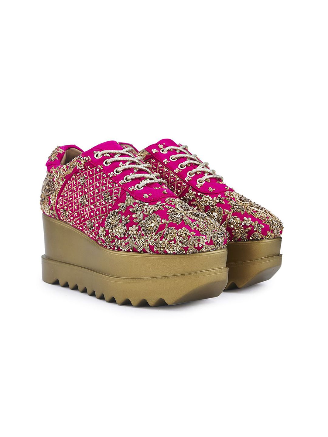 Anaar Women Printed High-Top Sneakers-image-10