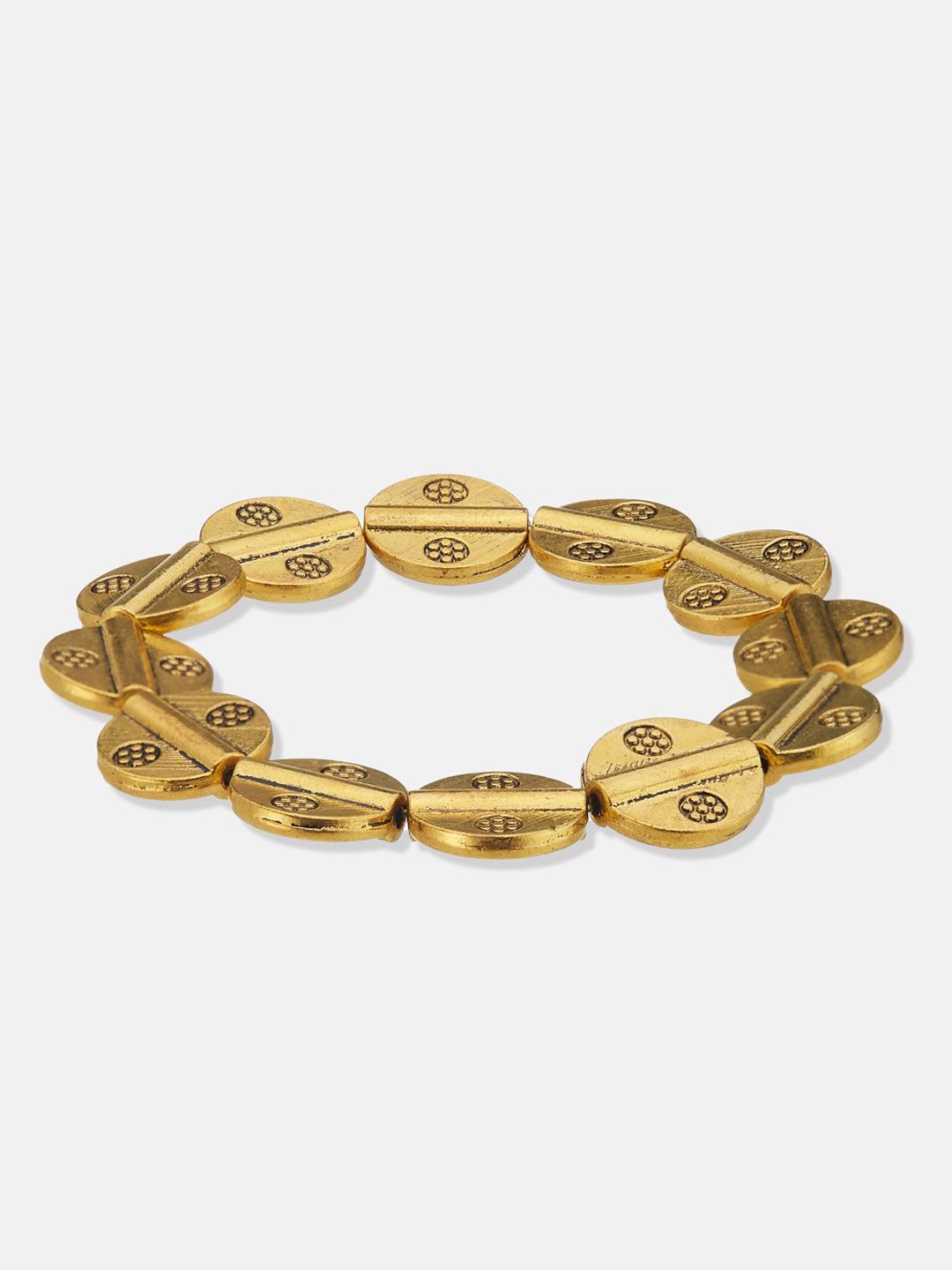 ATIBELLE Gold-Plated Elasticated Bracelet