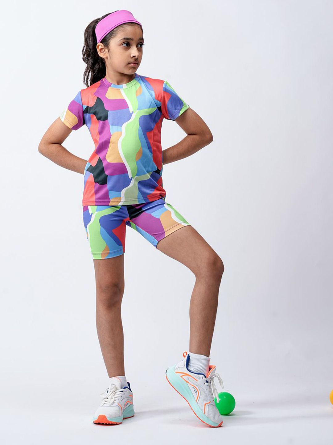 UMILDO Girls Printed T-shirt with Shorts-picture-15