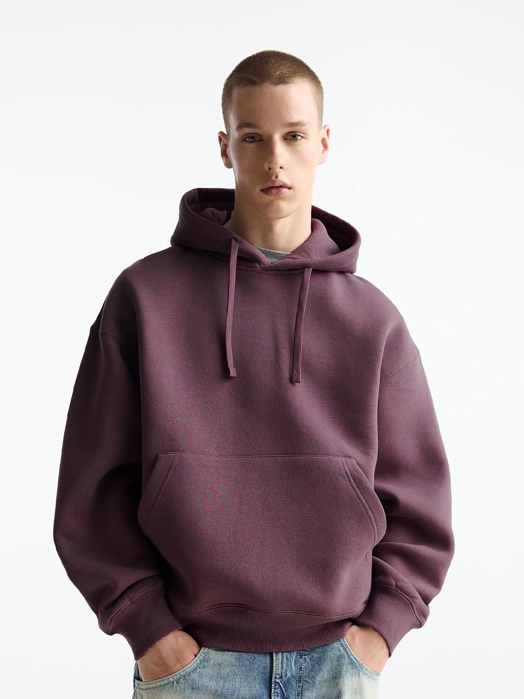 MISCHIEF MONKEY Men Solid Hooded Pullover Sweatshirt-picture-55