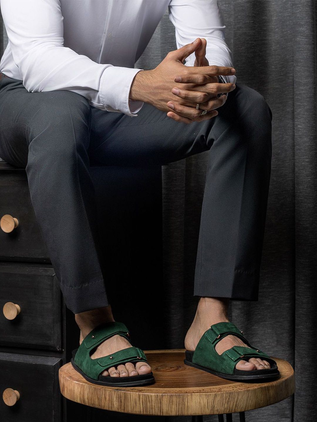 planet paaduks Paaduks Men Suede Comfort Sandals-picture-31