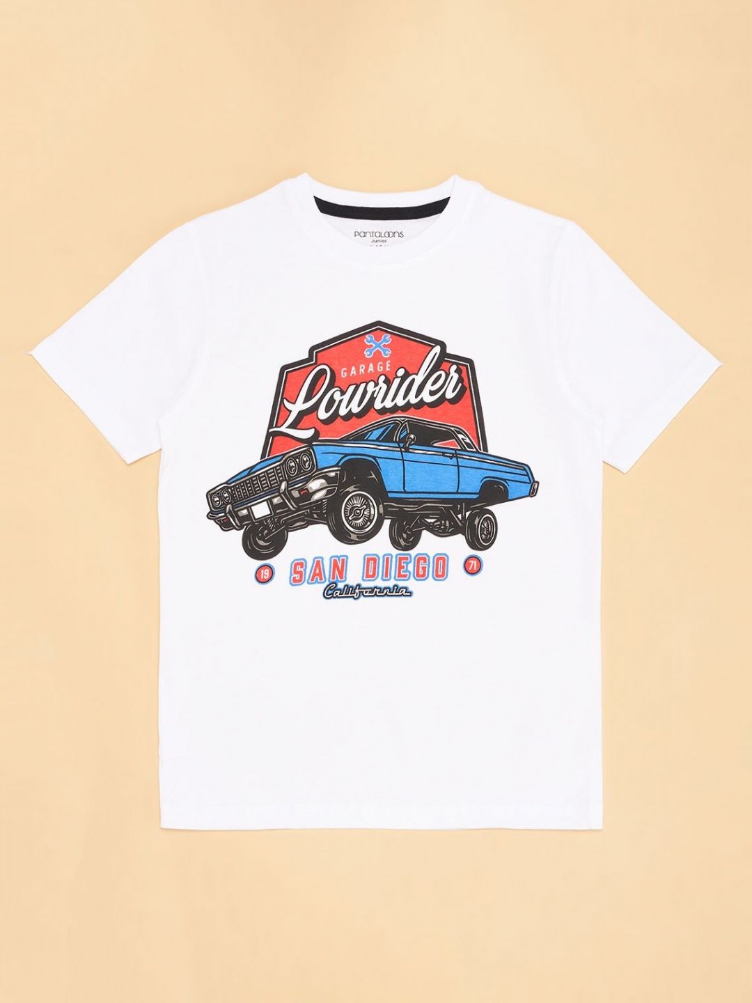 Pantaloons Junior Boys Graphic Printed Round Neck Cotton T-shirt-picture-23