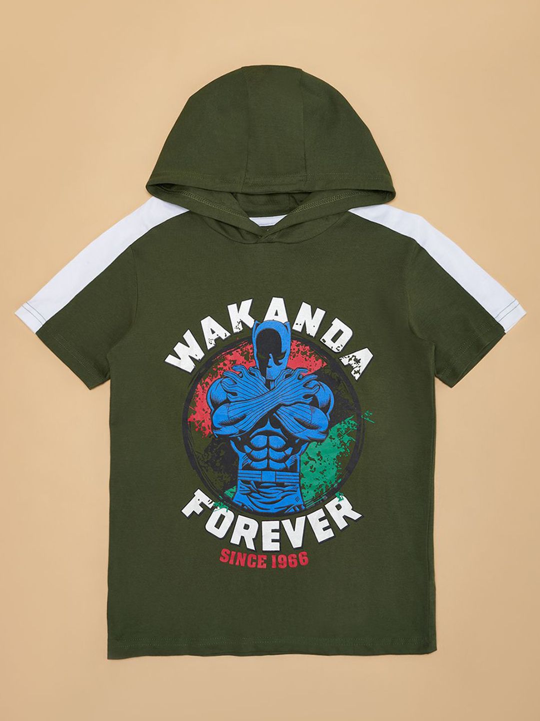 Pantaloons Junior Boys Typography Printed Applique T-shirt-picture-35