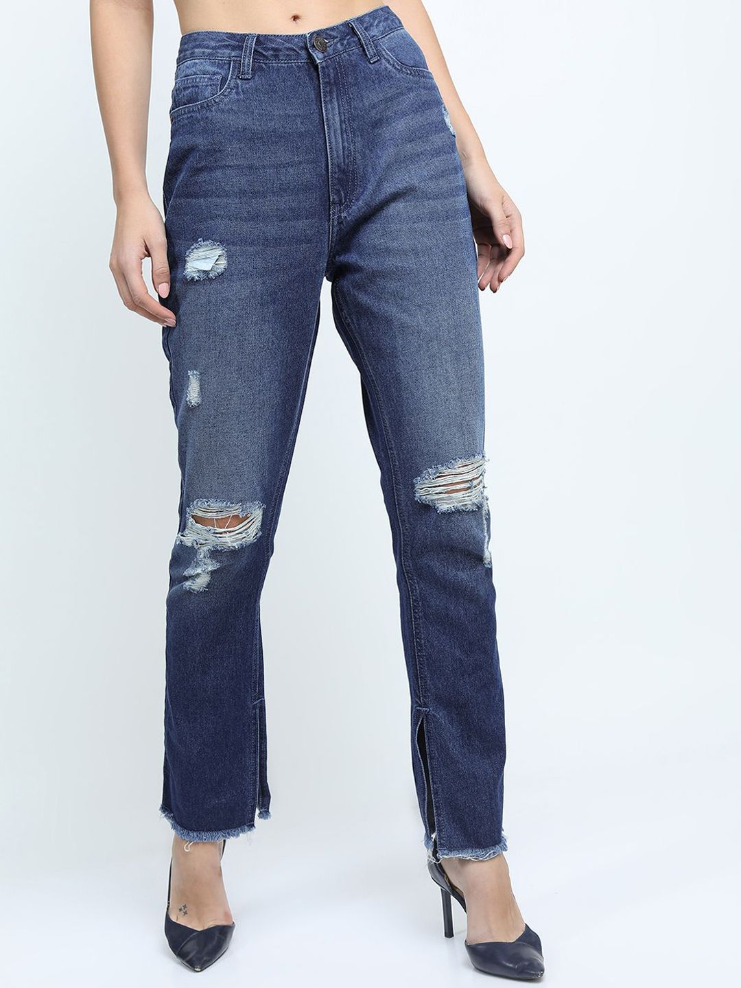 Tokyo Talkies Women Straight Fit Light Fade Stretchable Jeans-picture-22