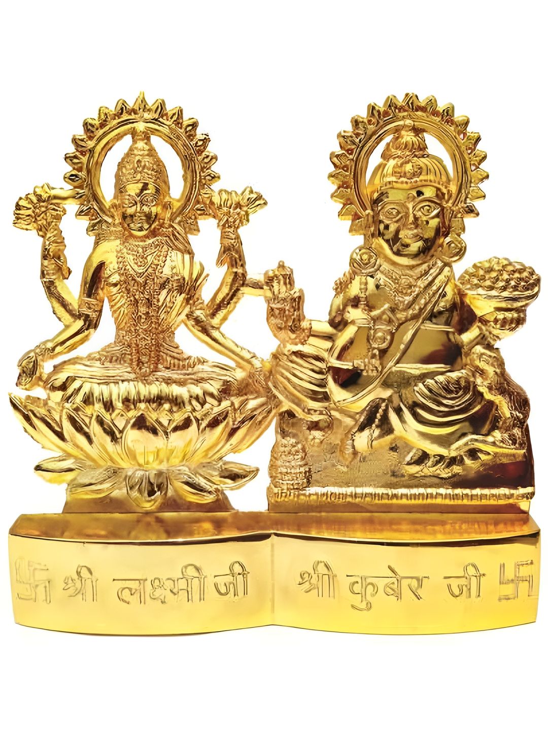 Navyaksh Gold-Toned Religious Figurine Showpiece-picture-33