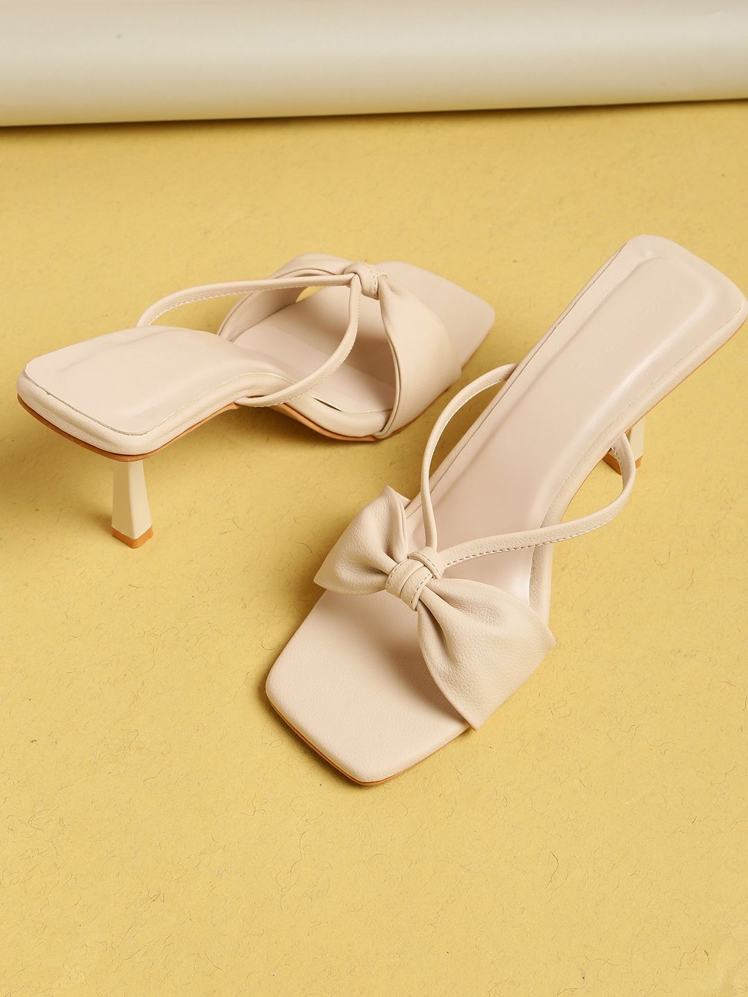 DressBerry Bow Detailed Slim Heel Sandals-picture-38