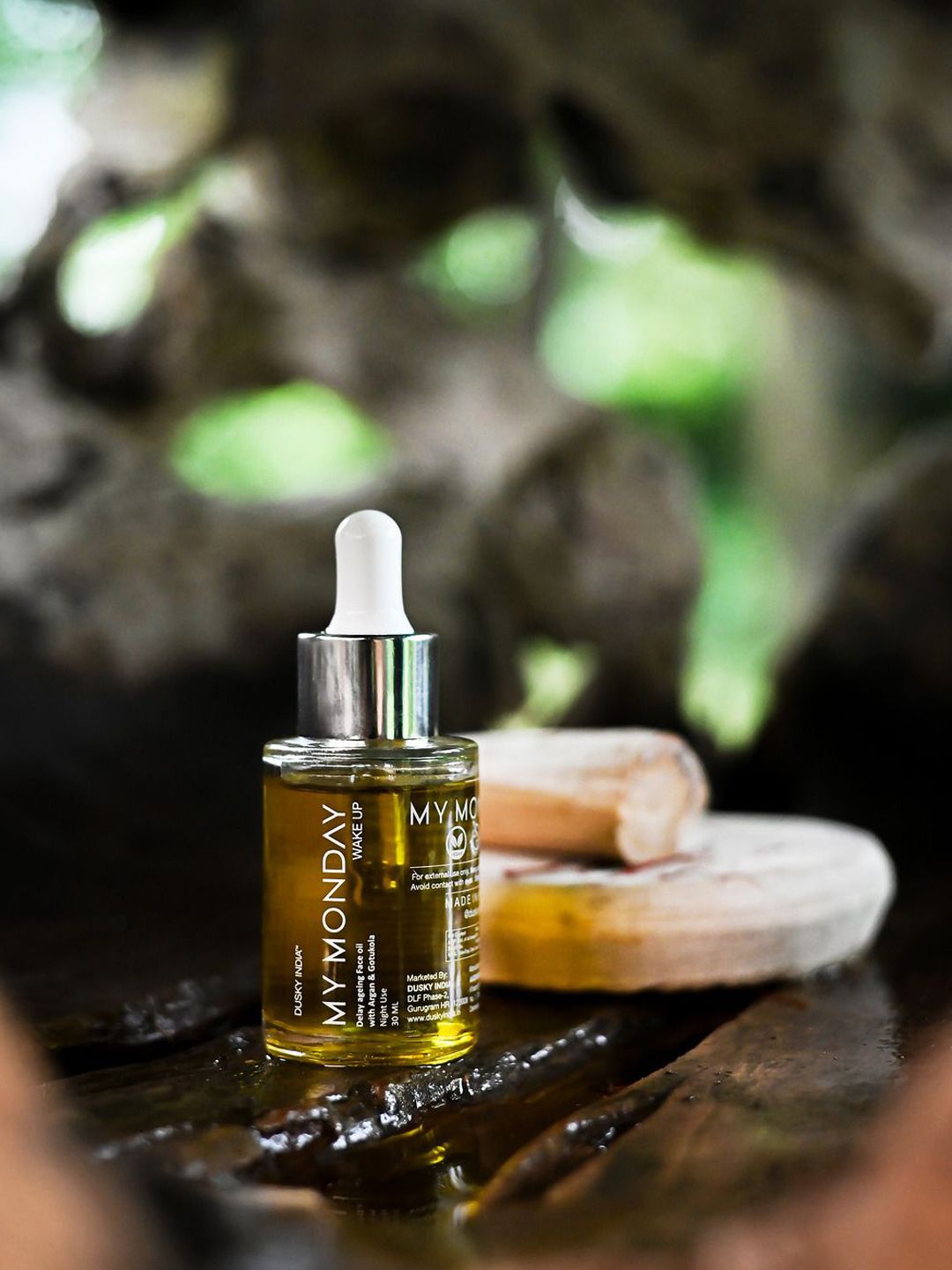 DUSKY INDIA My Monday Delay Ageing Face Oil With Argan & Gotukola - Night Use - 30ml-image-26