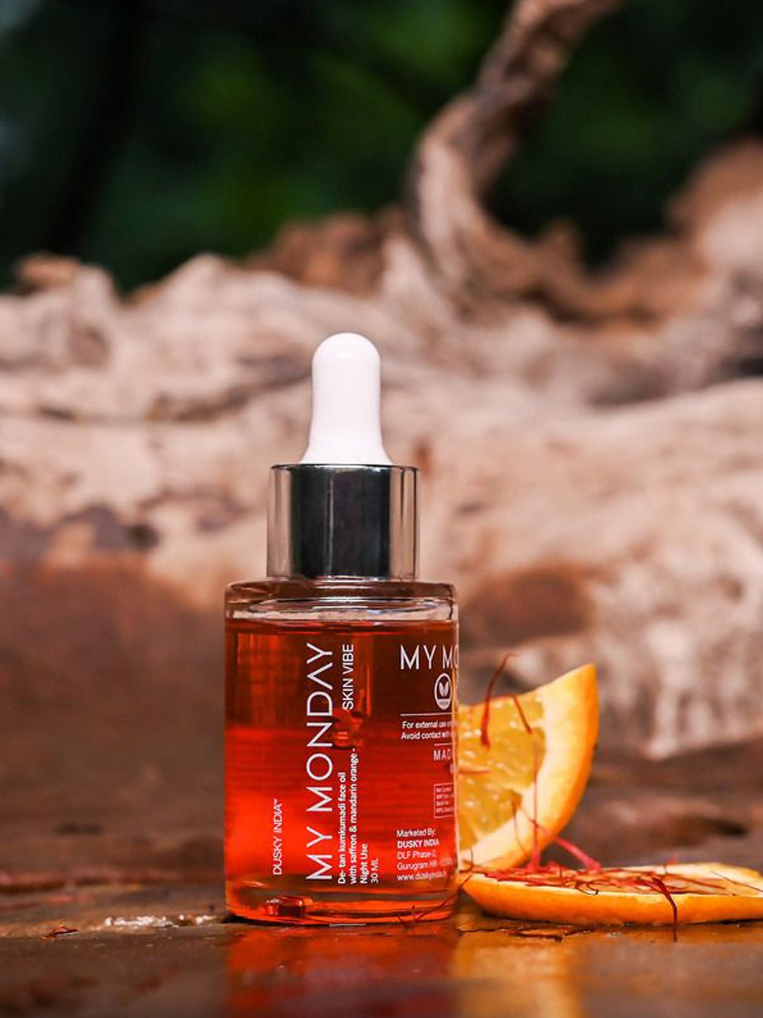 DUSKY INDIA My Monday De-tan Kumkumadi Face Oil With Saffron & Mandarin Orange - 30 ml-image-27