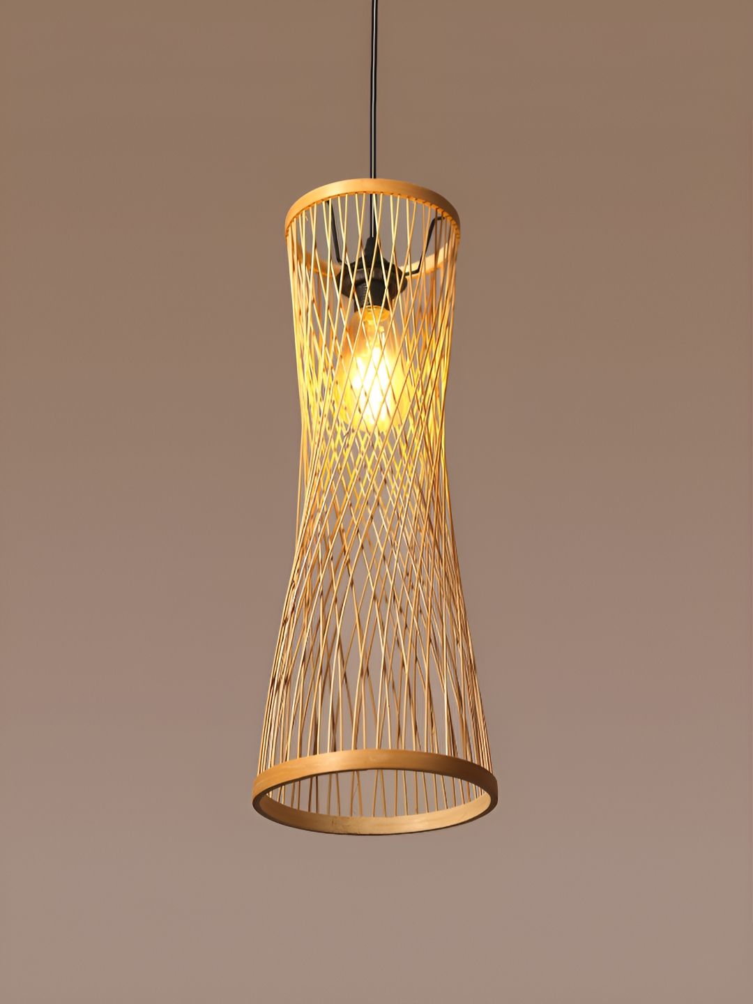 HABERE INDIA Beige Traditional Ceiling Lamp-picture-53