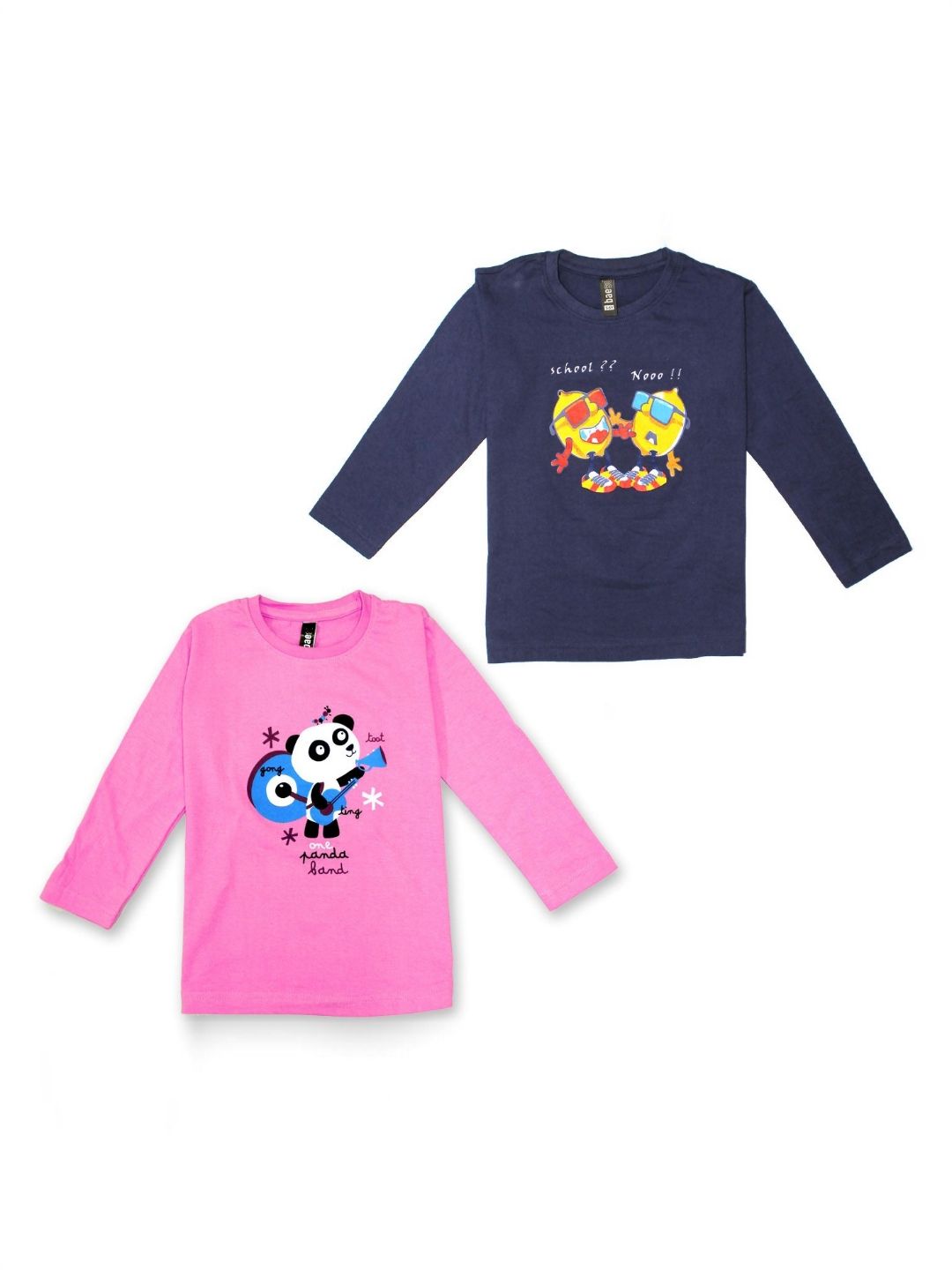 BAESD Girls 2 Printed Pure Cotton Applique T-shirt-picture-38