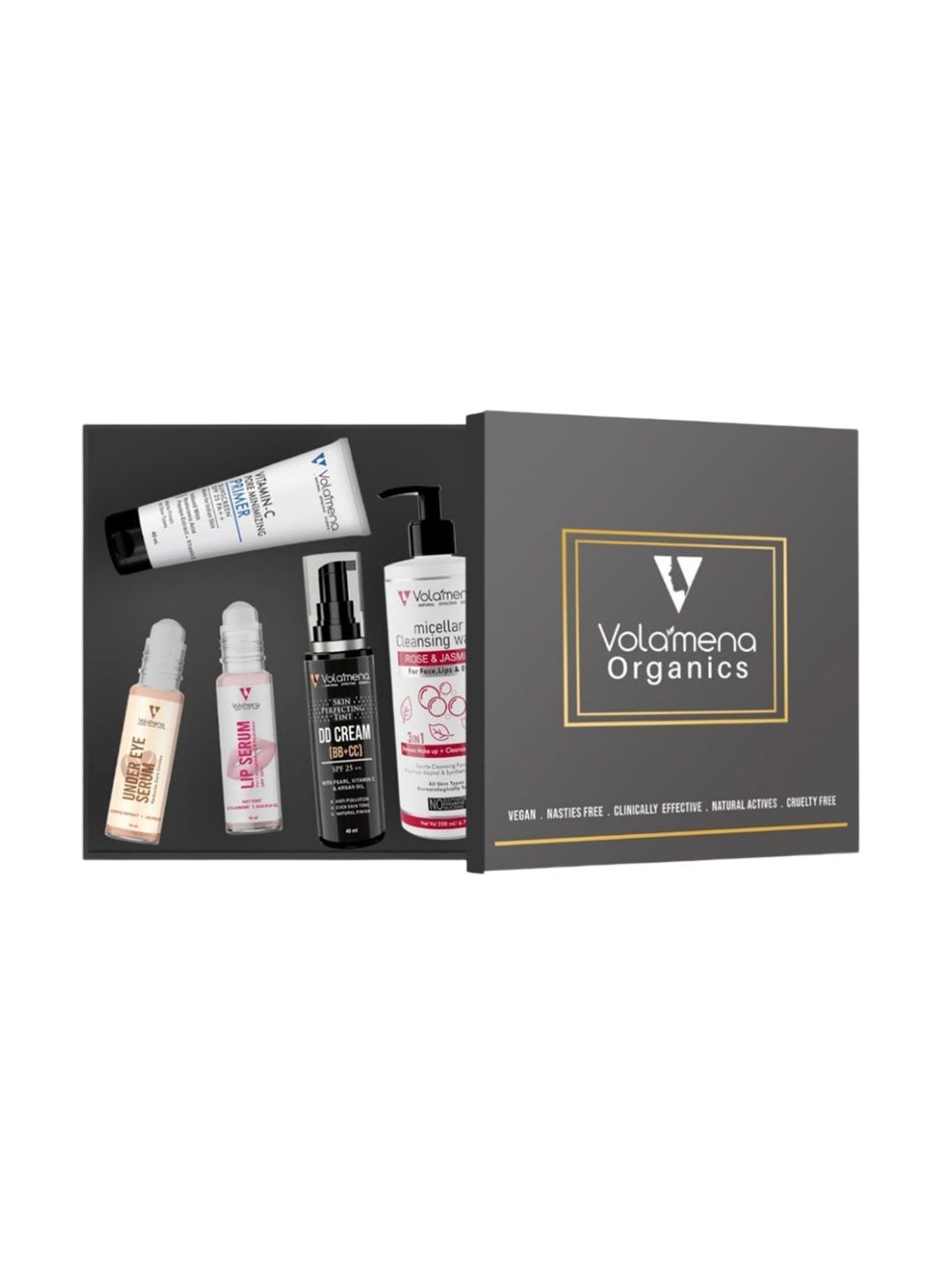 volamena set of 5 makeup care kit