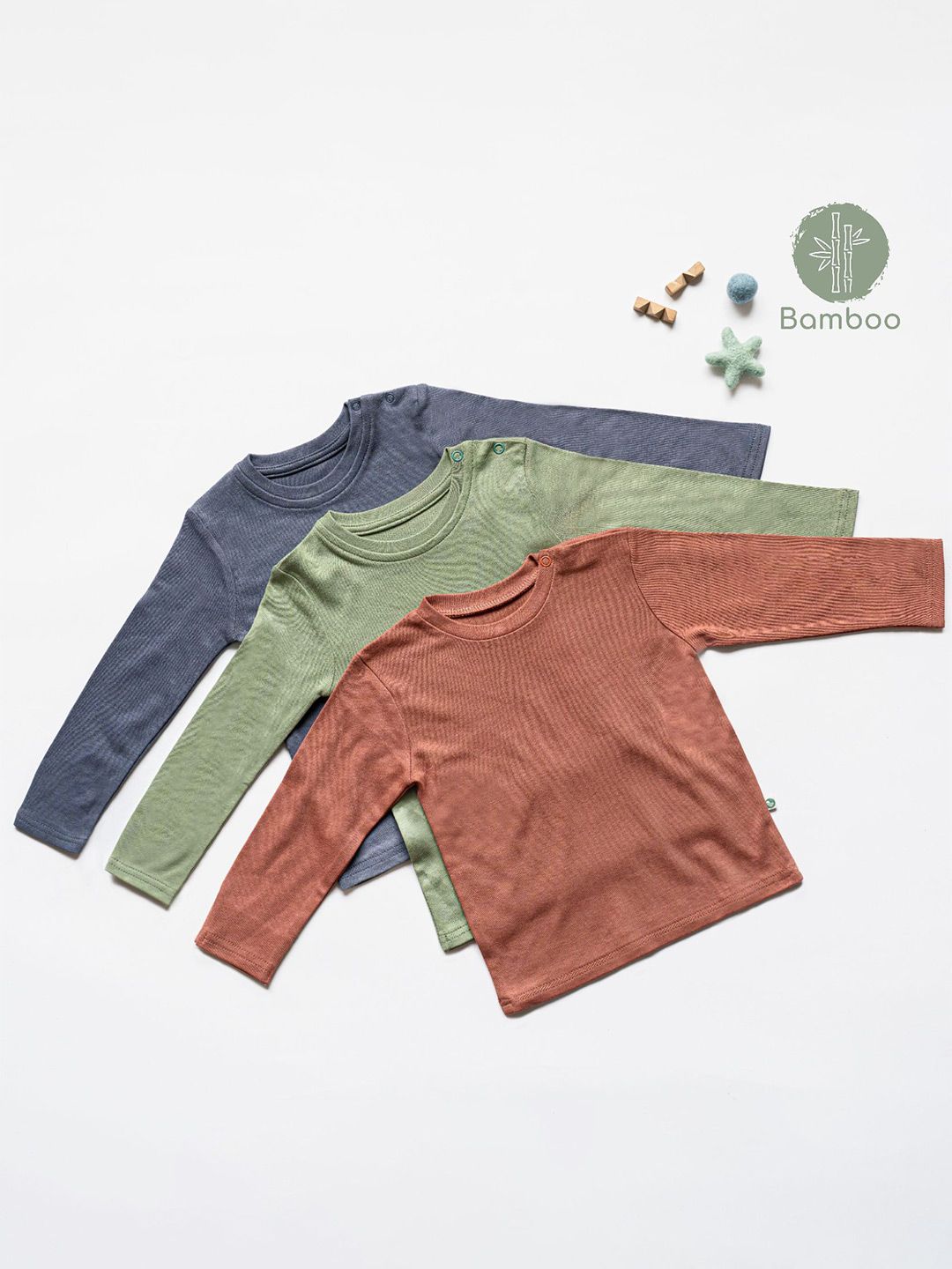 cocoon care Kids 3 Printed Bamboo T-shirt-image-0