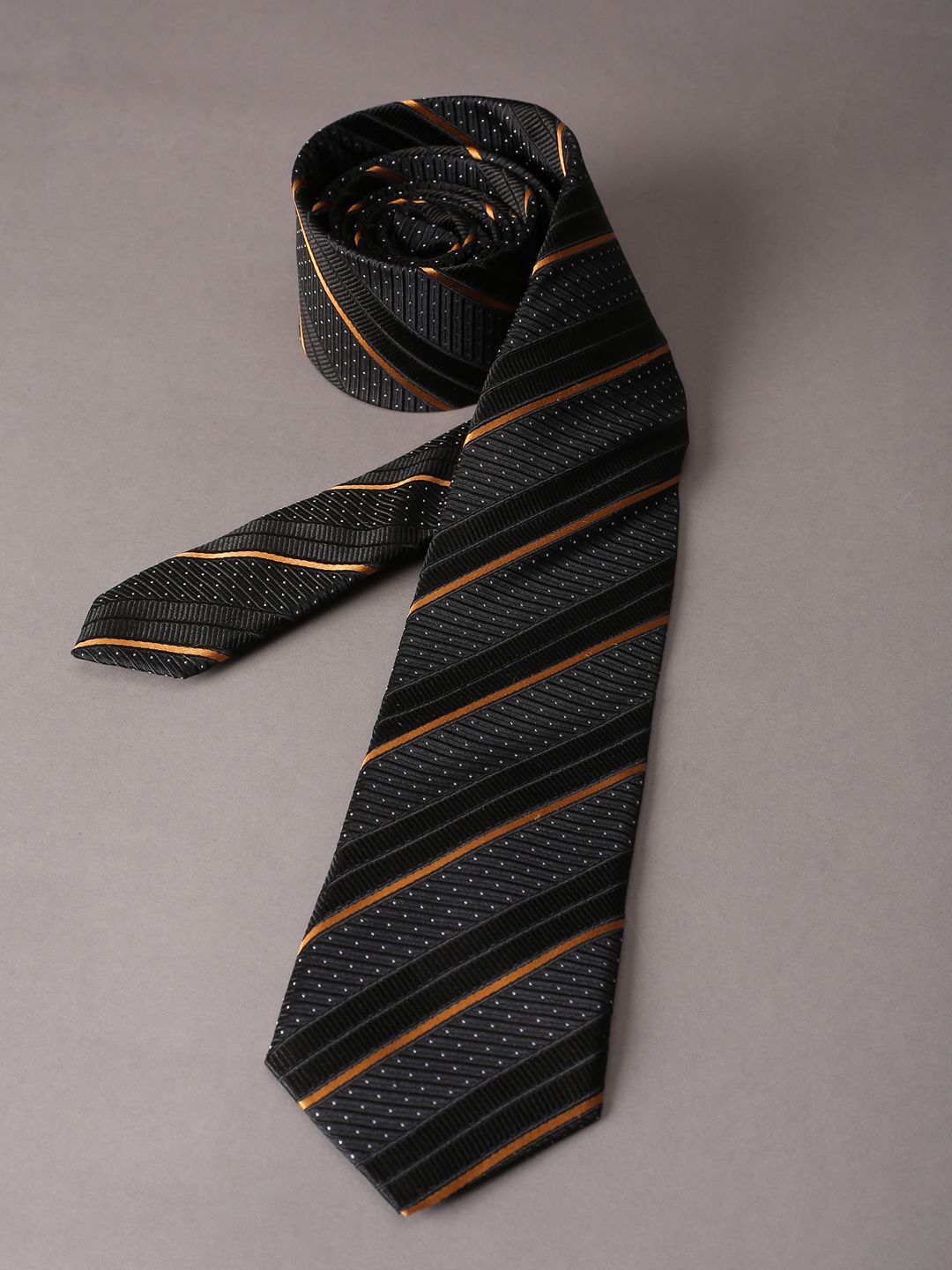 Peter England Men Striped Broad Tie