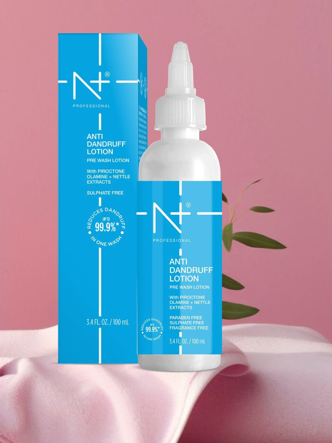 N Plus Professional Pre wash Anti Dandruff Lotion Reduces Greasy &  Flaky Dandruff-100ml