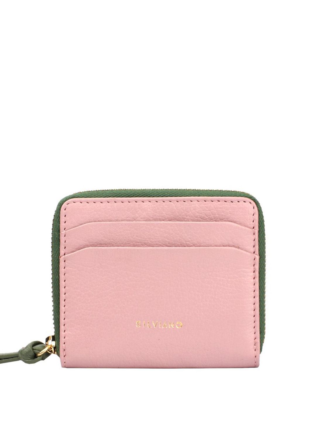 SILVIANO Unisex Textured Leather Zip Around Wallet-picture-39