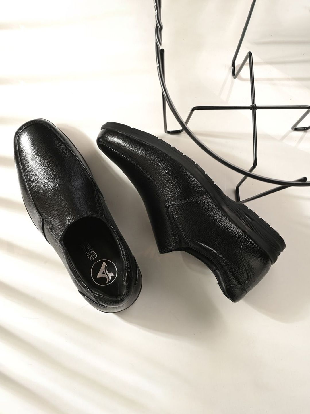 Auserio Men Leather Formal Slip-Ons-picture-24