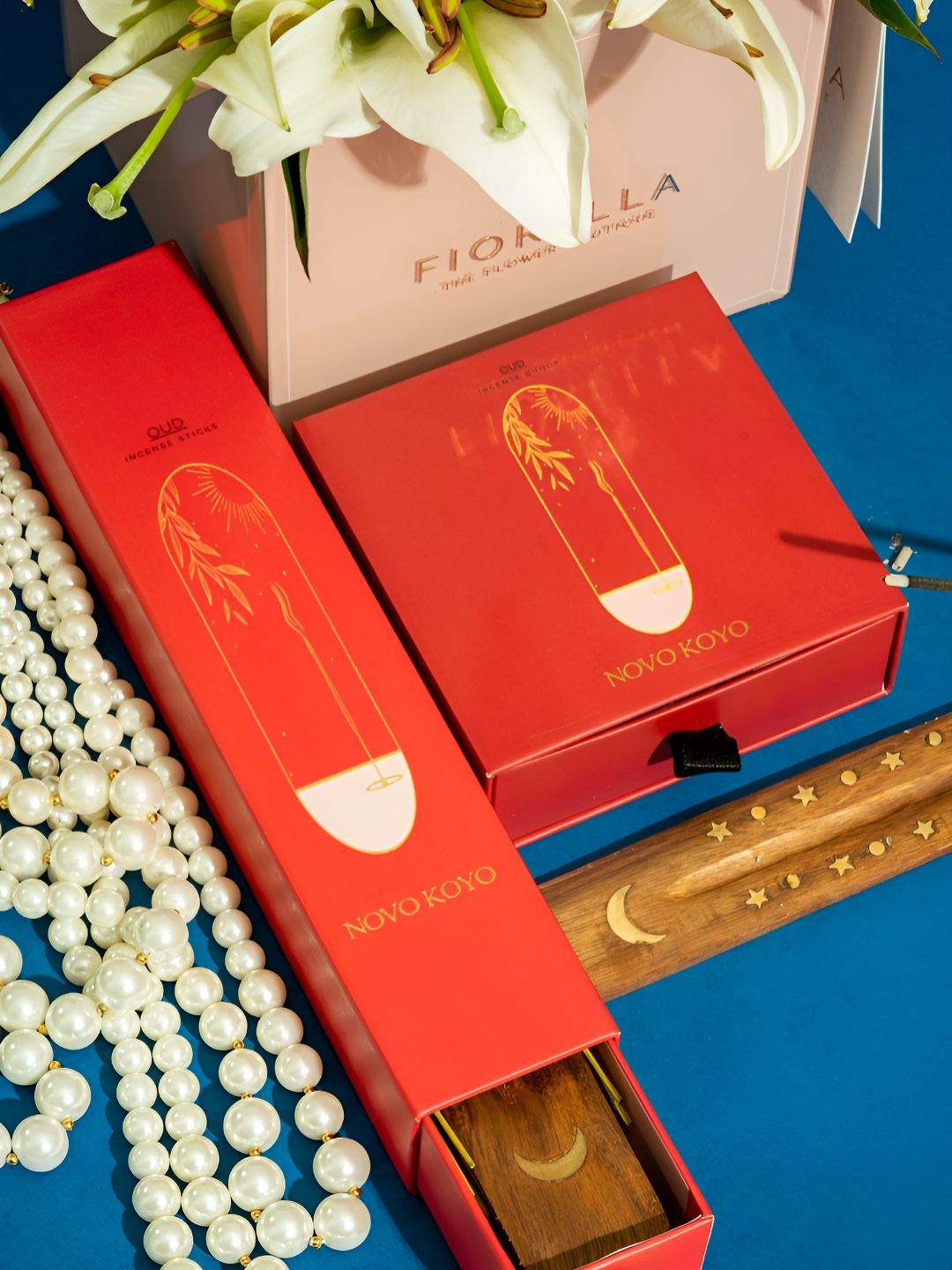 NOVO KOYO Red & Brown Wooden Oudh Incense Sticks-picture-19