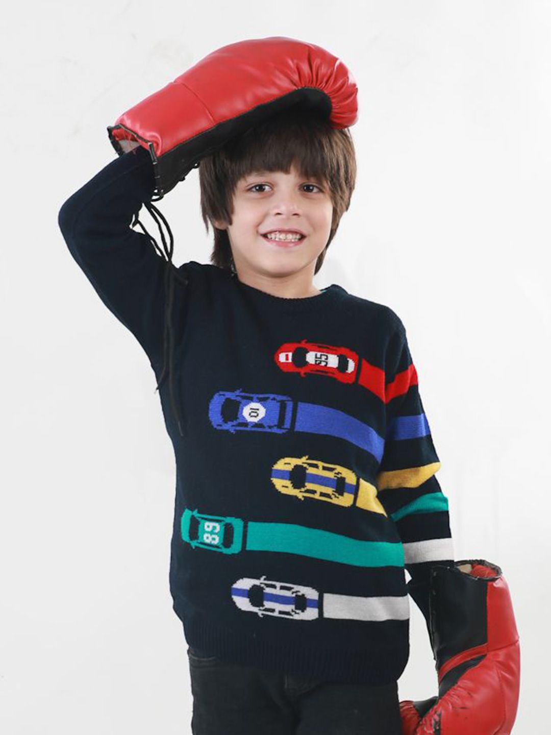 KNITCO Unisex Kids Pullover with Applique Detail-picture-12