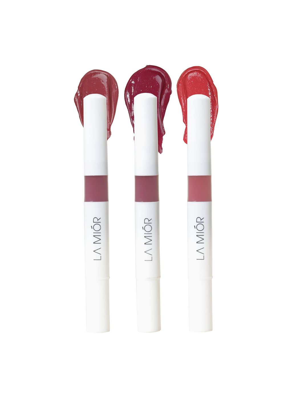 LAMIOR 3 Pcs Peptide Glaze Lip Balm-4 ml Shade -Plum Tart-Plum Cake-Apple Pie-image-8