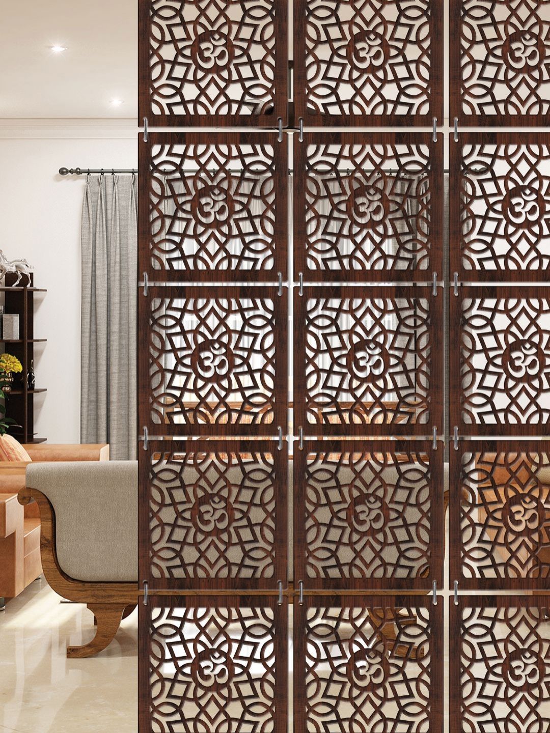 RANDOM Brown Ethnic Motifs Window Blinds-image-23