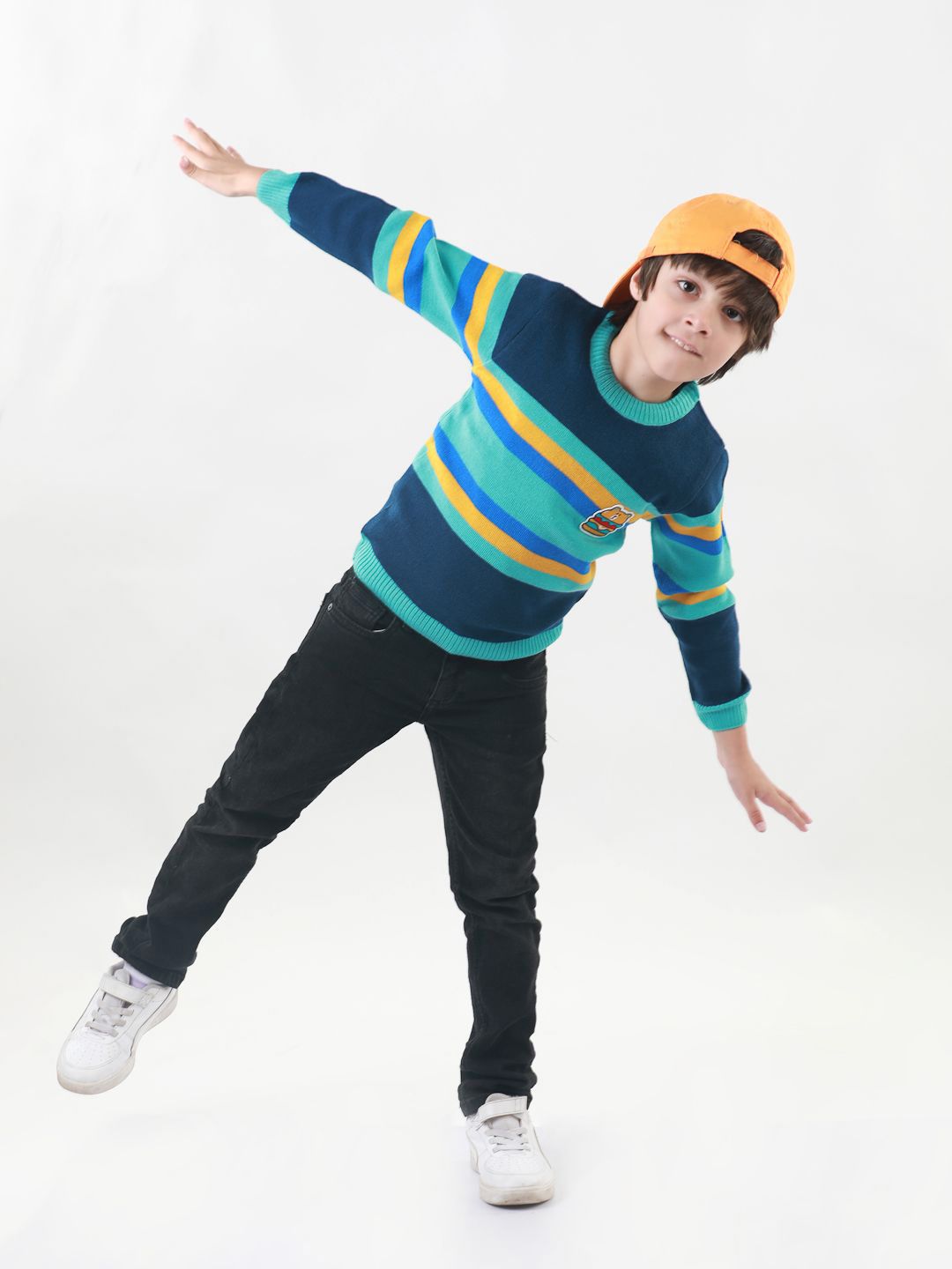 KNITCO Unisex Kids Striped Pullover-picture-19