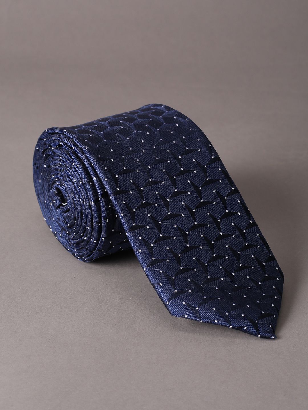 Peter England Men Woven Design Broad Tie-picture-17