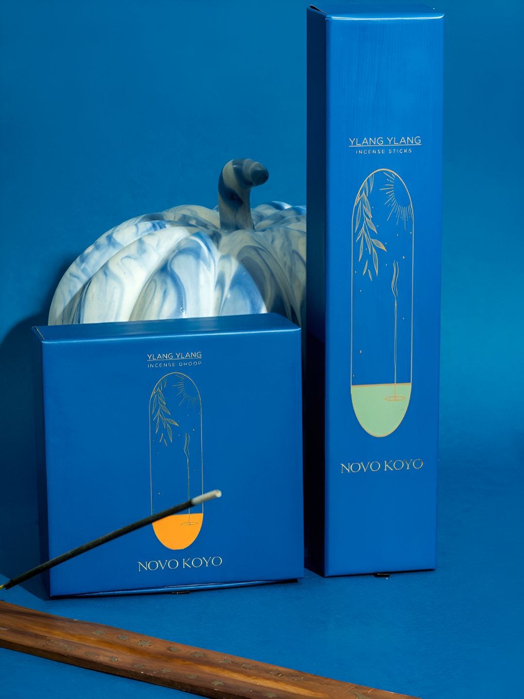 NOVO KOYO 2-Pcs Blue Ylang Ylang Incense Sticks-picture-36