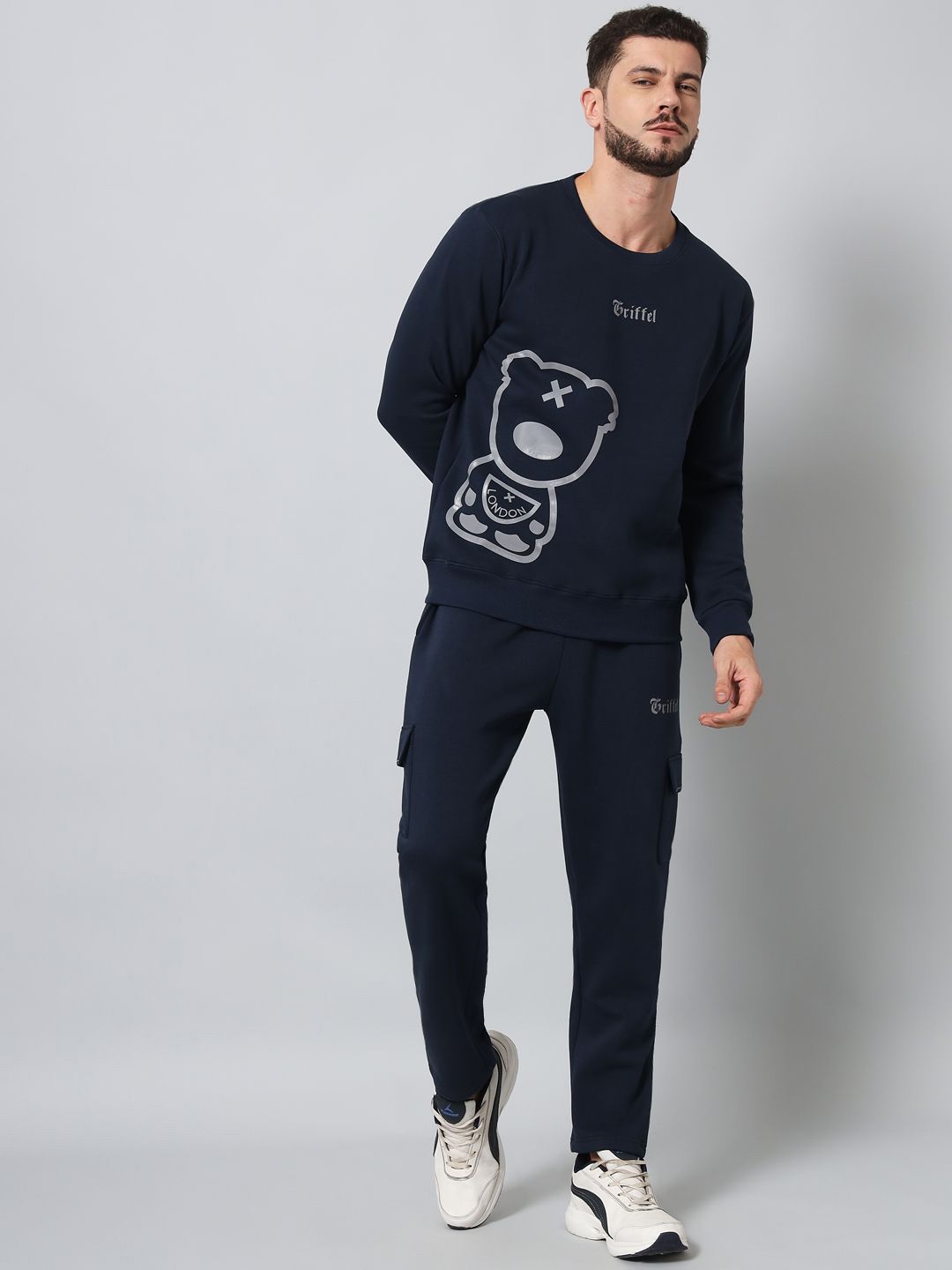 GRIFFEL Printed Round Neck Tracksuit-picture-52