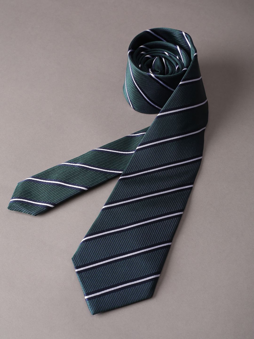 Peter England Men Striped Broad Tie-picture-36