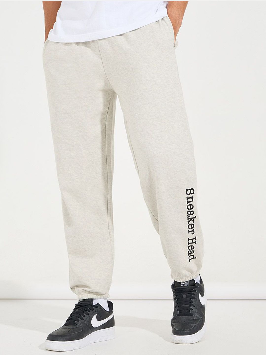 Styli Men Relaxed Fit Pure Cotton Terry Joggers with Bottom Hem Print-picture-39