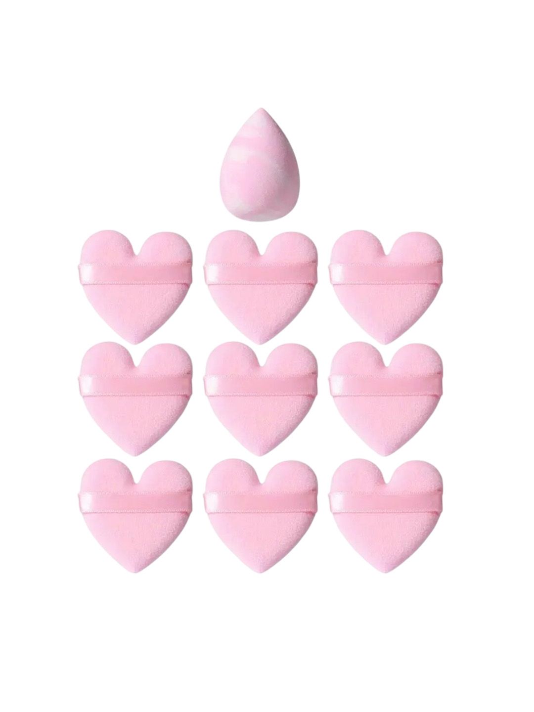 Facejewel 10 Pcs Makeup Sponge & Puff-picture-35
