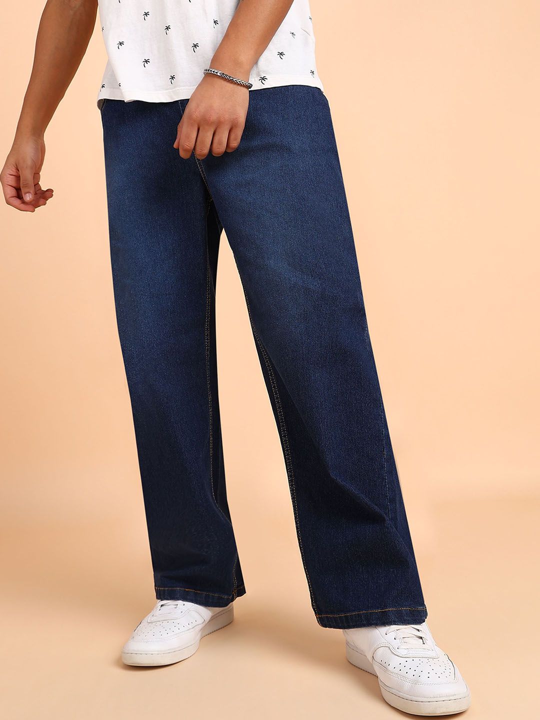 MONTREZ Men Straight Fit Light Fade Jeans-picture-37