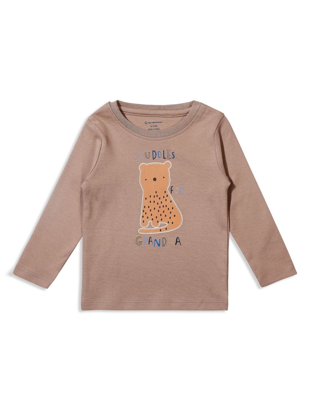 My Milestones Boys Graphic Printed Round Neck Pure Cotton T-shirt-picture-25