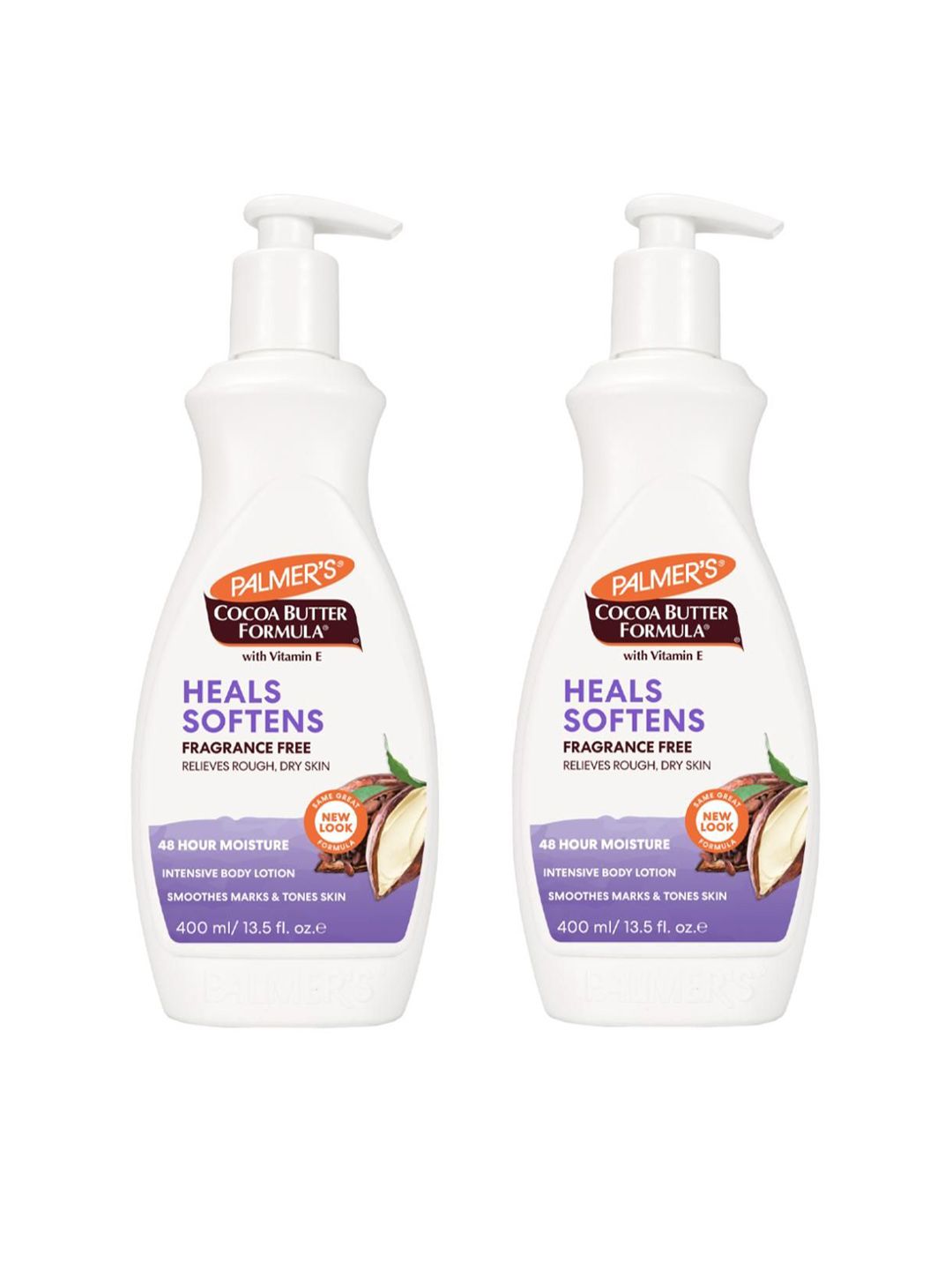 Palmer's Set Of 2 Cocoa Butter Formula Heals Softens Fragrance Free Body Lotion 400ml Each-image-46