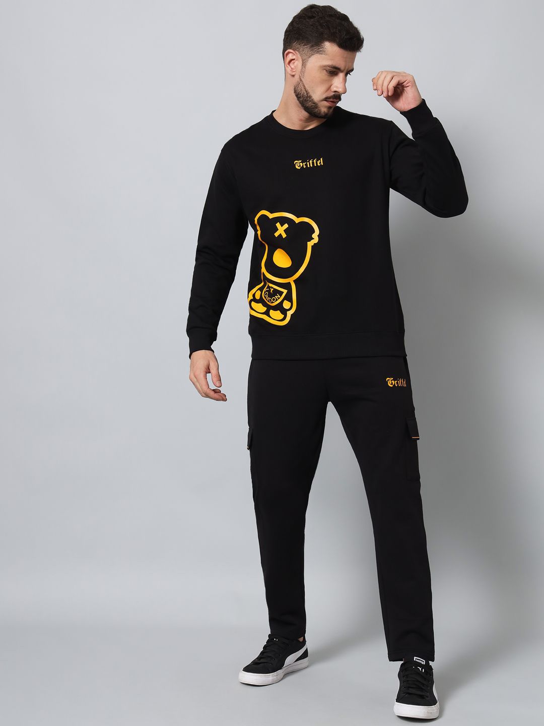 GRIFFEL Printed Round Neck Tracksuit-picture-38