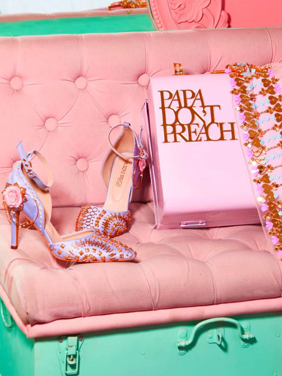 Papa Don't Preach PU Wedge Pumps with Bows-image-32
