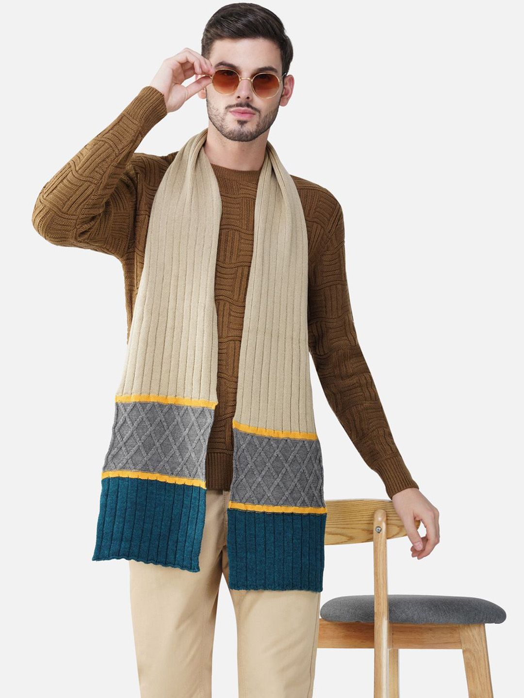 JoE Hazel Men Acrylic Mufflers-picture-24