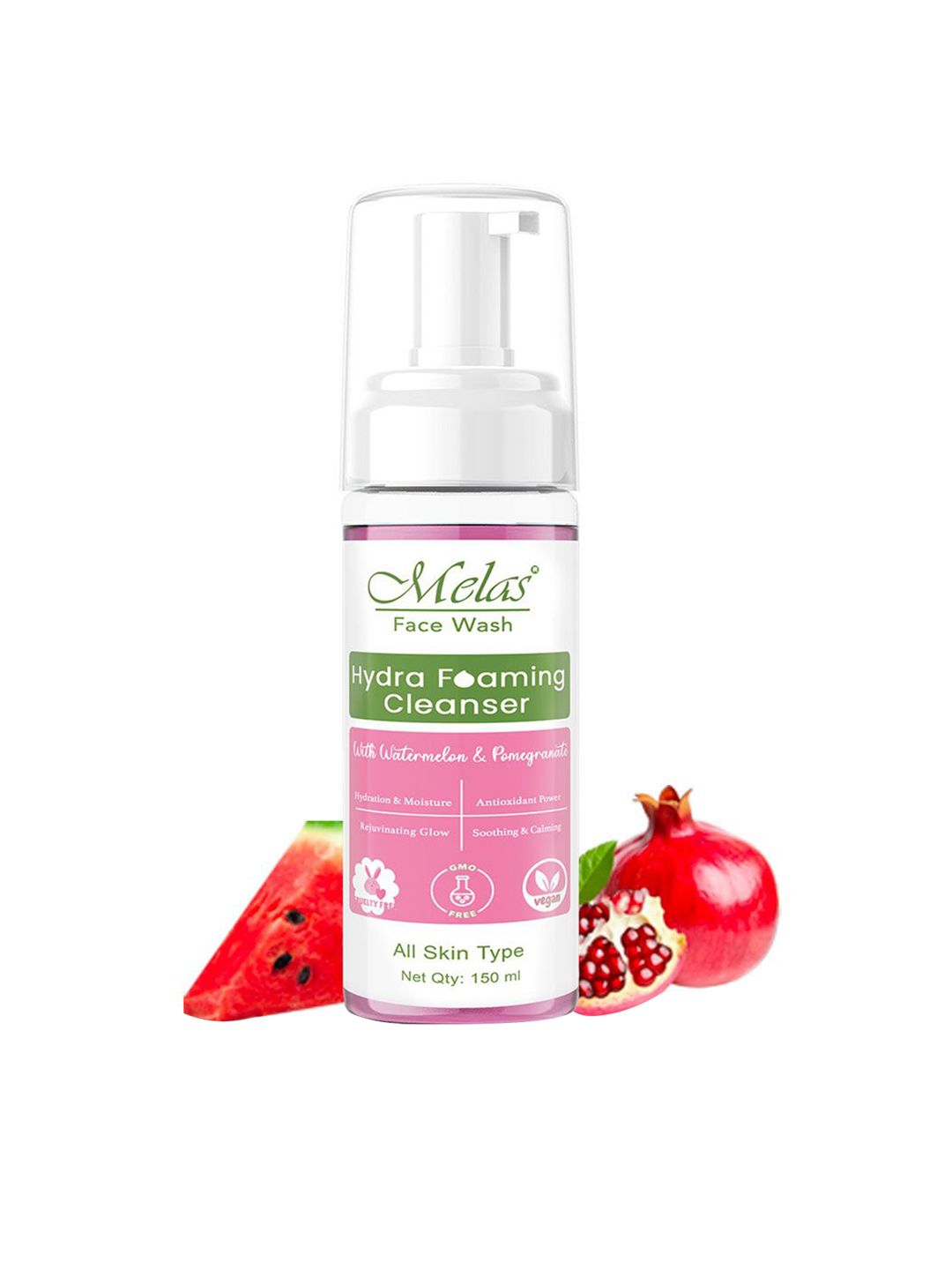 MELAS Hydra Foaming Face Cleanser With Watermelon & Pomegranate-150ml-image-43
