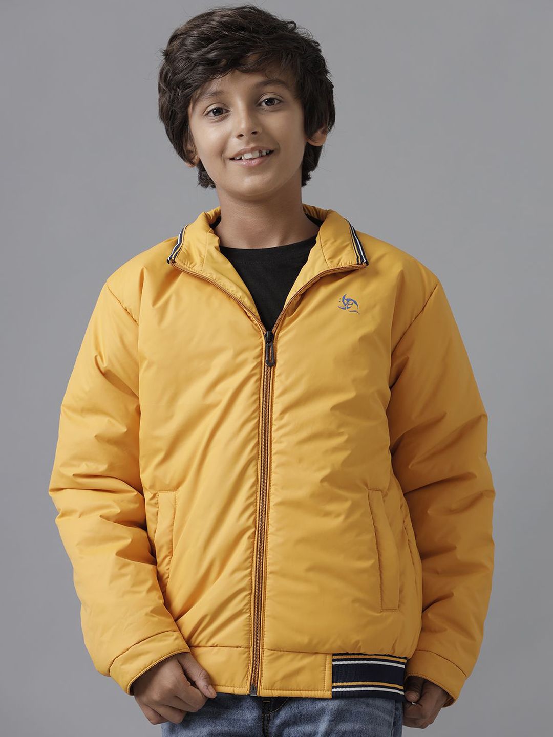 UNDER FOURTEEN ONLY Boys Geometric Cotton Tailored Jacket-picture-28