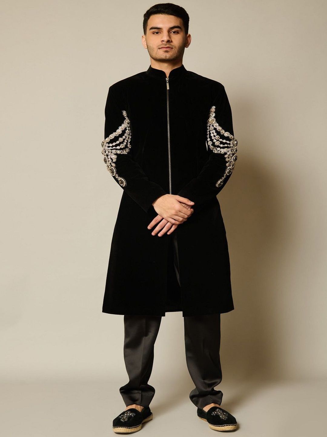 Siddartha Tytler Embellished Sherwani Set-picture-11