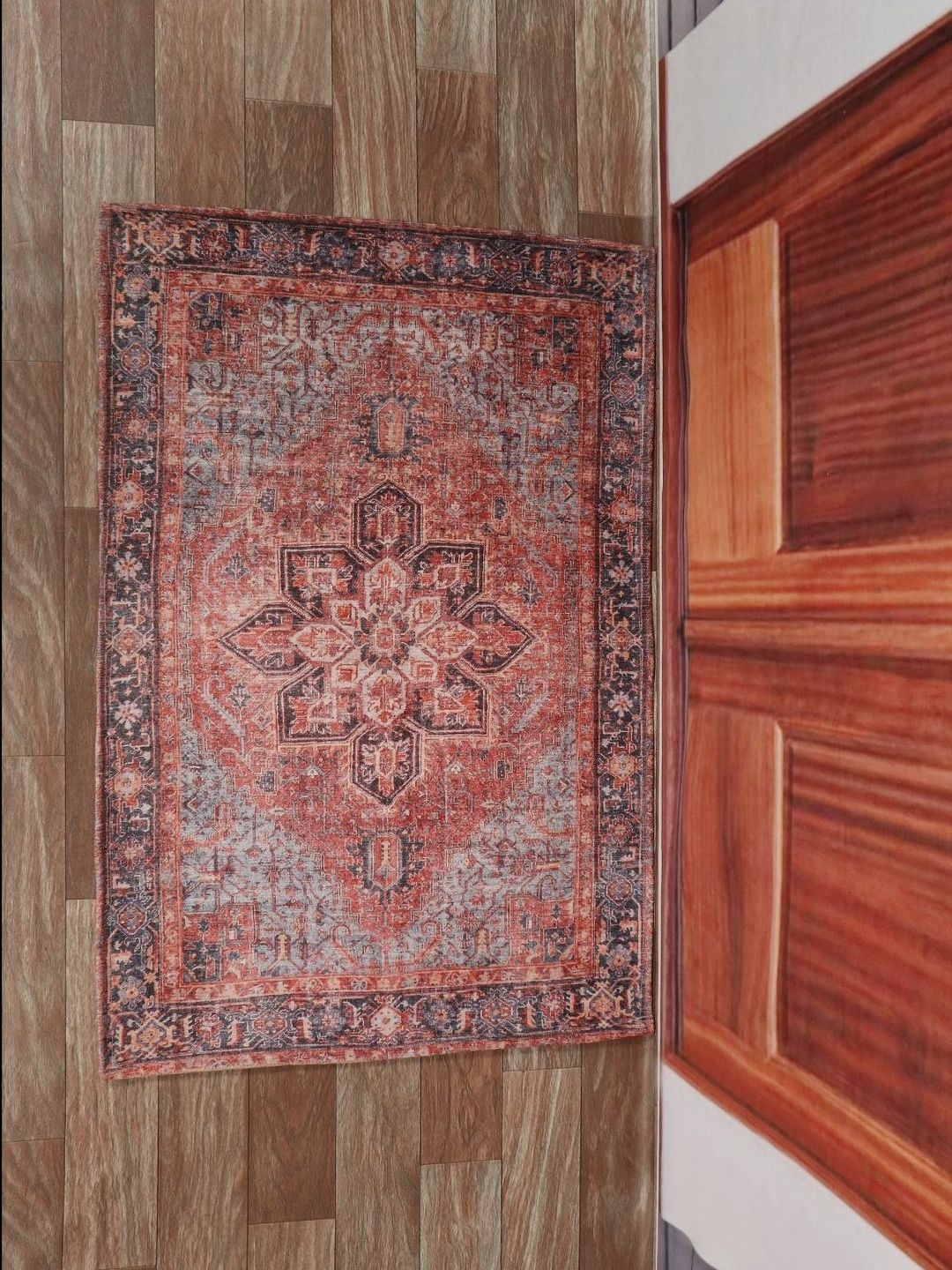 BELLA TRUE Red Printed Anti-Skid Doormats-picture-44